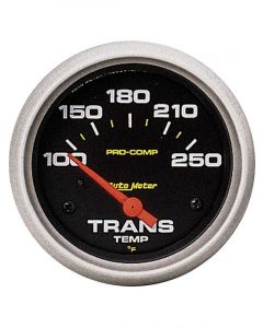 Auto Meter 2-5/8" Transmission Temperature, 100-250 °F, Air-Core, Pro-Comp