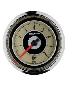Auto Meter 3-3/8" In-Dash Tachometer, 0-8,000 RPM, Cruiser