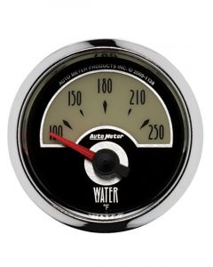 Auto Meter 2-1/16" Water Temperature, 100-250 °F, Air-Core, Cruiser