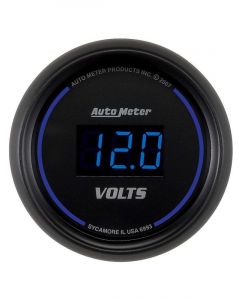 Auto Meter 2-1/16" Voltmeter, 8-18V, Cobalt Digital