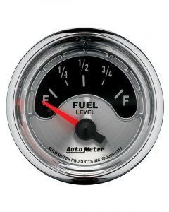Auto Meter 2-1/16" Fuel Level, 240- 33 Ω, Air-Core, SSE, Am Muscle
