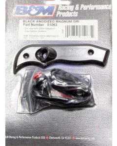 B&M Stealth Magnum Grip w/ Button Actuator for Magnum Grip Shifters