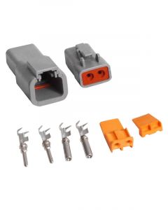 MSD Electrical Wiring Connector Deutsch 12-14 Gauge/2-Pin