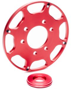 MSD Crank Trigger Replacement Wheel Aluminum Red Chevy Small Block