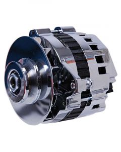 MSD Alternator Dynaforce Gm CS130 12V 160 Amps Chrome Plated V-Belt