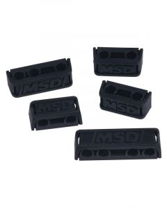 MSD Ignition Wire Loom/Separator Polymer Black 7-8.5 Mm Set Of 8