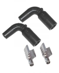 MSD Spark Plug Boot Kit Replacement Black Boot And Terminal Pair