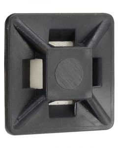 Narva Black U.V. Weather Resistant Cable Tie Mounts 19 x 19mm Pack of 25