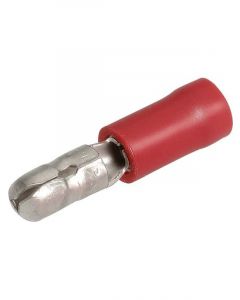 Narva 4.0mm Male Bullet Terminal Red Pack of 14