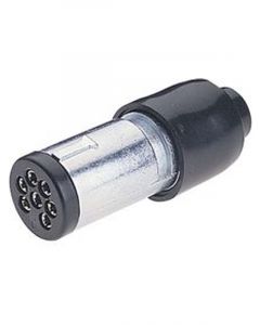 Narva 7 Pin Small Round Metal Trailer Plug