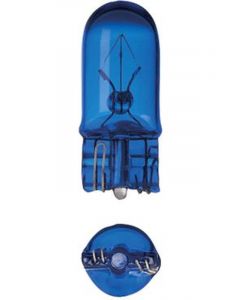Narva 12V 5W W2.1 x 9.5D Ultra Blue Wedge Premium Globes Pack of 2