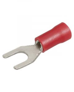 Narva 4.3 mm Flared Vinyl Spade Terminal Red Pack of 21