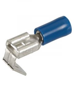 Narva 6.3 x 0.8mm Male/ Female Connector Blue Pack of 14