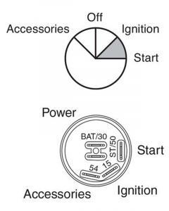 Narva 4 Position Ignition Switch