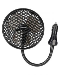 Narva 12V Vehicle Fan With High/Low Setting & Cigarette Lighter Plug
