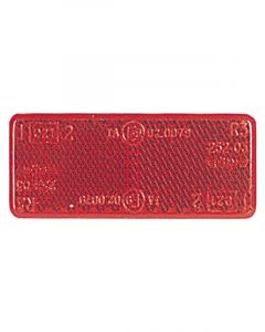 Narva Red Retro Reflector 70 x 28mm With Self Adhesive Pack of 50