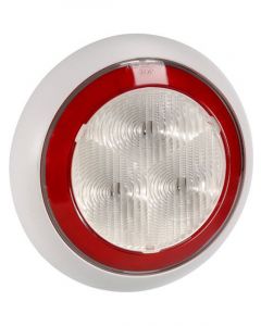 Narva 9-33 Volt Model 43 LED Reverse Lamp White With Red LED Tail Ring