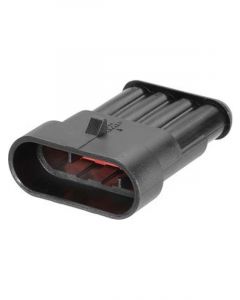 Narva 4 Way Male Amp Super Seal Connector Housing Pack of 10