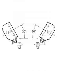 Narva Heavy-Duty Delta L.E.D Work Lamp, Flood Beam - 2000 Lumens