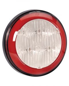 Narva 9–33 Volt Model 43 LED Reverse Lamp White w/Red LED Tail Ring
