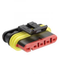 Narva 5 Way Female Amp Super Seal Connector Housing Pack of 10