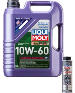 Liqui Moly Synthoil Race Tech GT1 10W-60 5L + Silver Service Kit