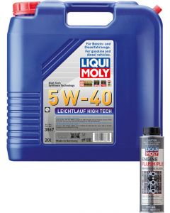 Liqui Moly Leichtlauf High Tech 5W-40 20L + Silver Service Kit