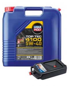 LIQUI MOLY Top Tec 4100 5W-40 20L + 8L Drip Tray