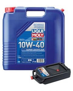 LIQUI MOLY Super Leichtlauf 10W-40 20L + 8L Drip Tray