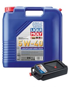 LIQUI MOLY Leichtlauf High Tech 5W-40 20L + 8L Drip Tray