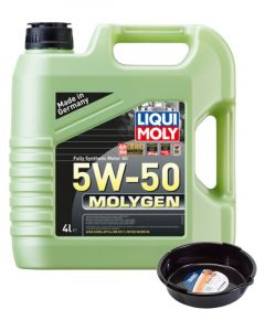 LIQUI MOLY Molygen New Generation 5W-50 4L + 6L Drip Tray