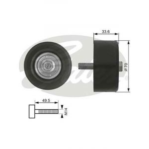 Gates DriveAlign Idler Pulley