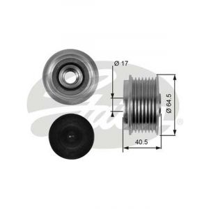 Gates Alternator Decoupler Pulley