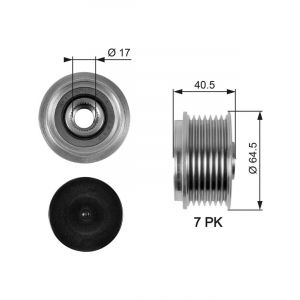 Gates Alternator Decoupler Pulley