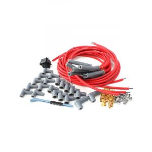 Aeroflow Lead Set Univ Red Multi V8 Str Plug Ends Std & Hei