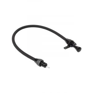 Lokar C4 Flexible Dipstick - Black Firewall Mount, Suits Pan Fi
