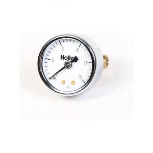 Holley Gauge Fuel Pressure 0-15 psi 1 1/2