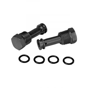 Moroso Oil Restrictors Hex Head Aluminum Black Oxide Chevy V8 Pair