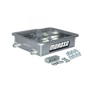 Moroso Transmission Pan 3-1/16 in Deep Magnetic Drain Plug Filter Space…
