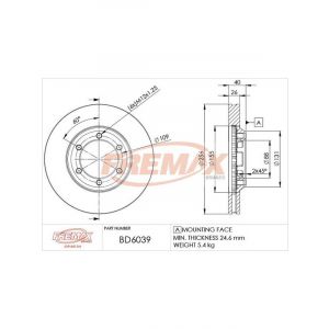 Fremax Brake Disc Front Pair