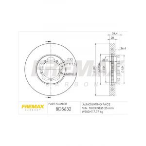 Fremax Brake Disc Front Pair