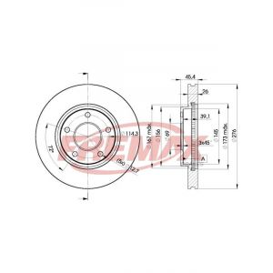 Fremax Brake Disc Front Pair