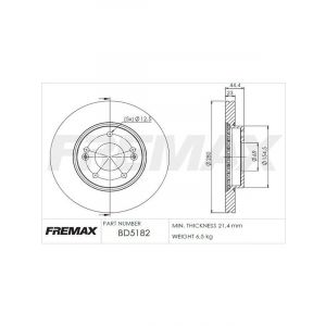 Fremax Brake Disc Front Pair