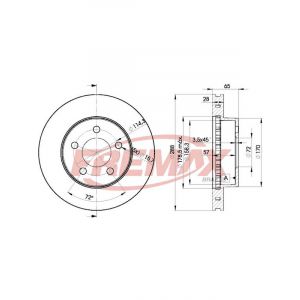 Fremax Brake Disc Front Pair