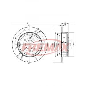 Fremax Brake Disc Rear Pair