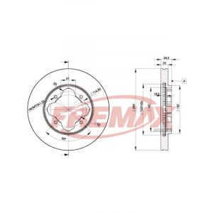 Fremax Brake Disc Front Pair