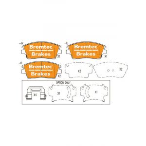 Bremtec Pro-Series Brake Pad