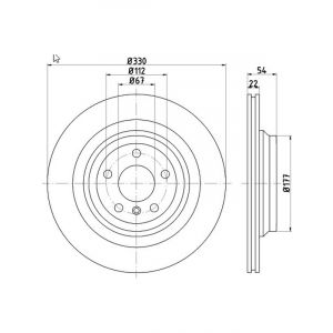 Bremtec Euroline Brake Rotor
