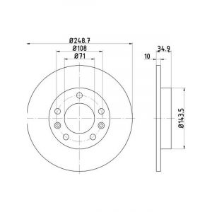 Bremtec Euroline Brake Rotor
