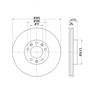 Bremtec Euroline Brake Rotor